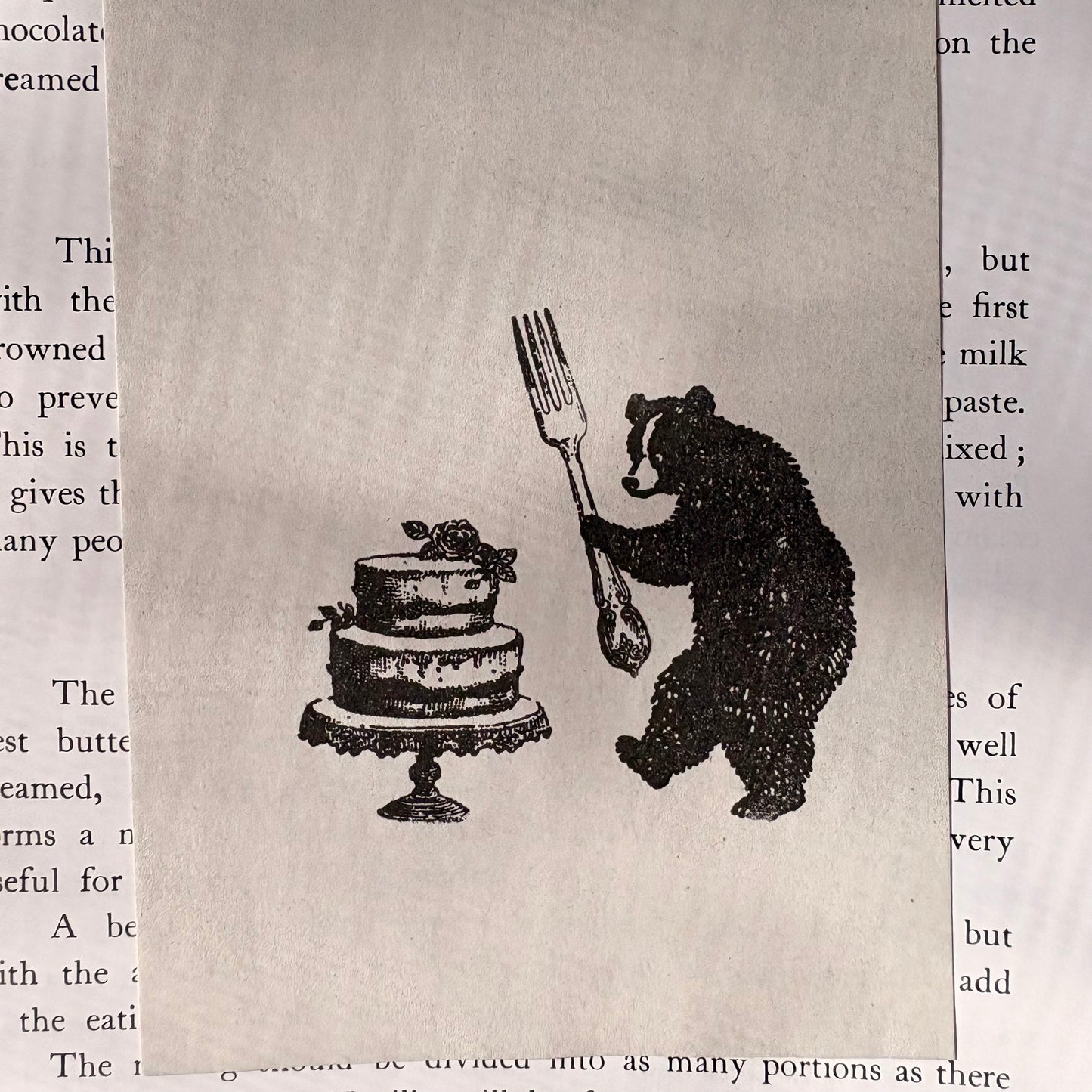 2段のケーキスタンプ KS34