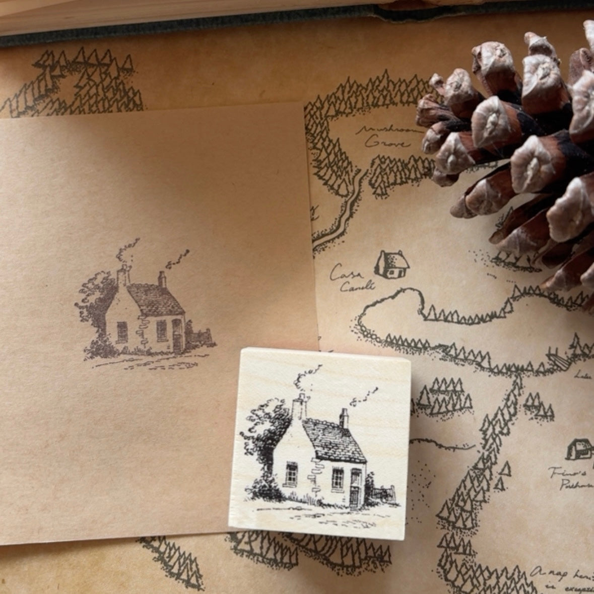 Canelé Forest ｜ Village Stamp Set　KS50