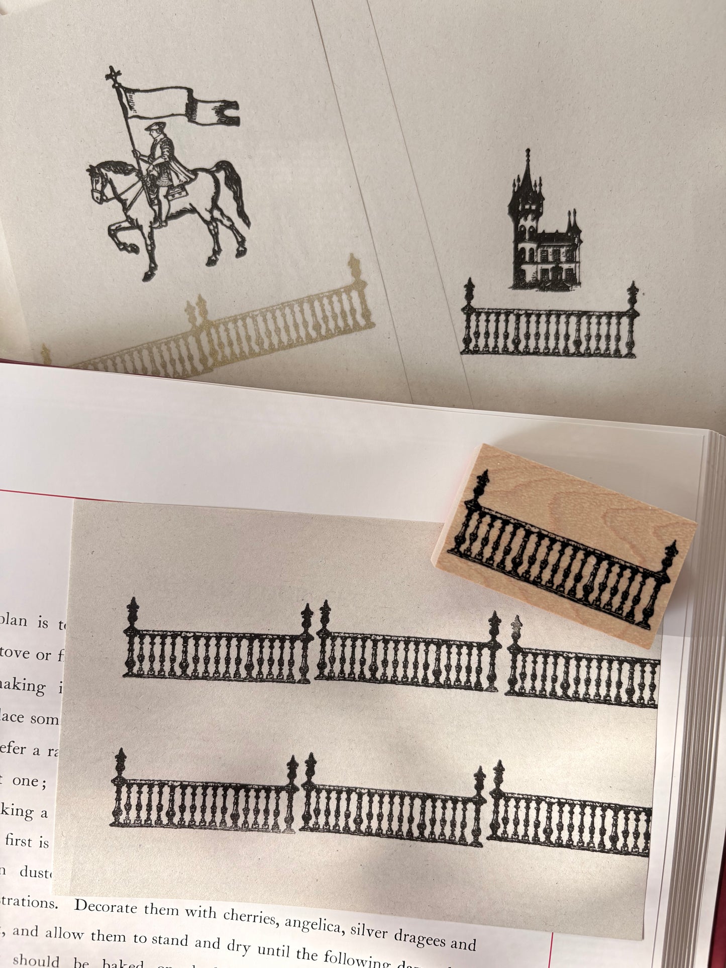 とある館のフェンススタンプ　KS25