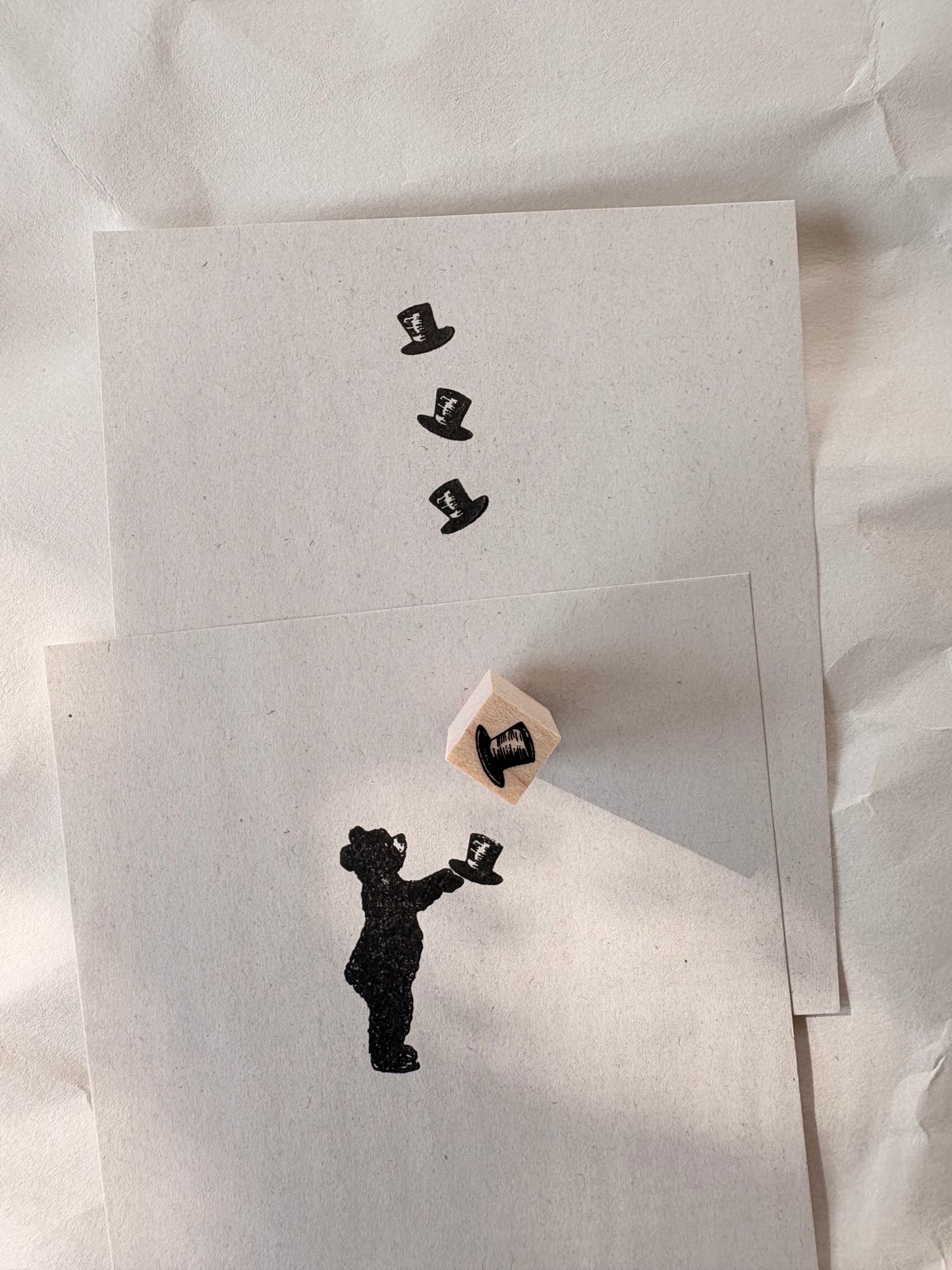 シルクハットスタンプ　KS11