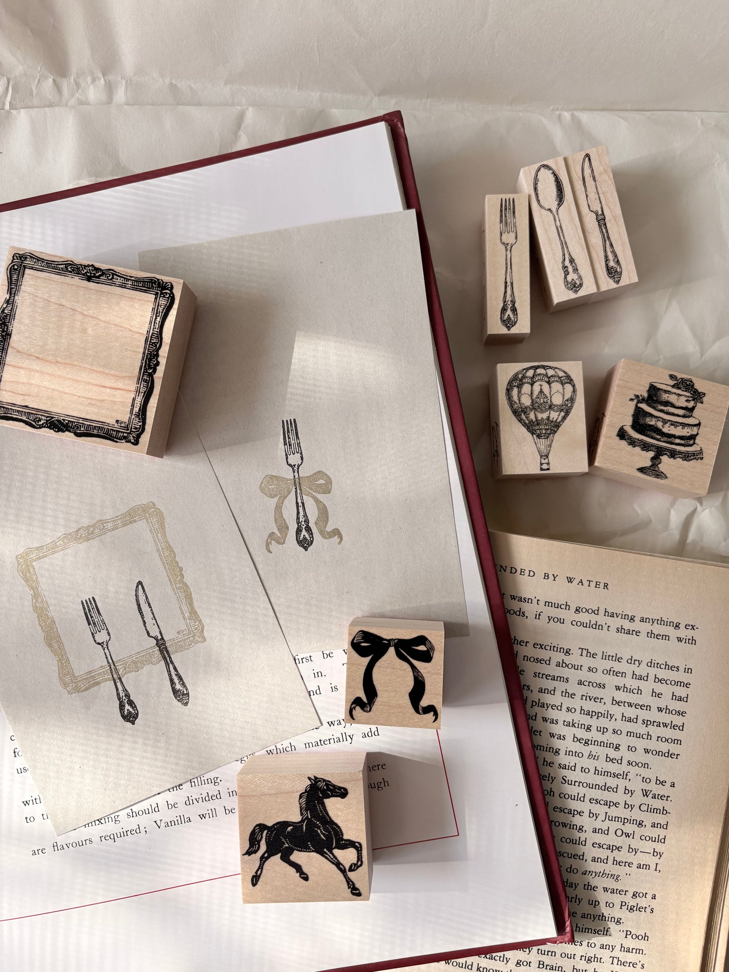 アンティークフレームスタンプ　KS32