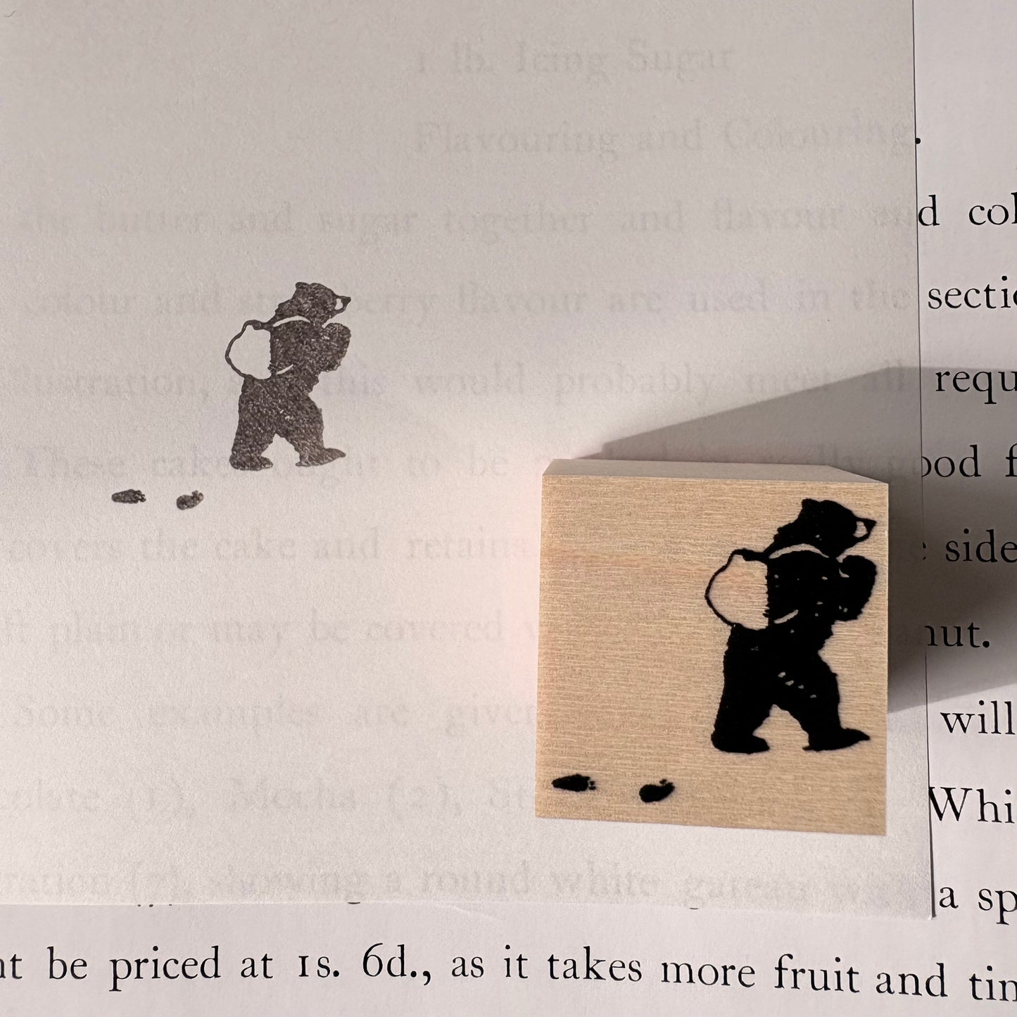 雪の森を旅するカヌール｜スタンプセット　KS39