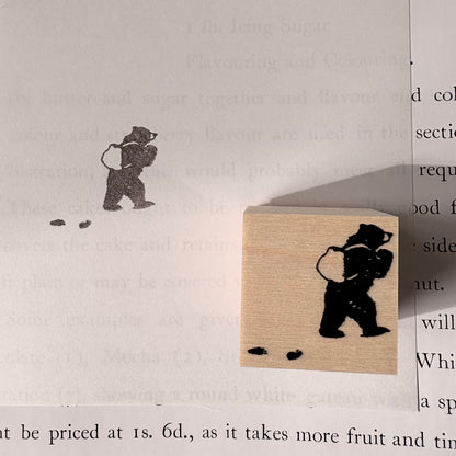 雪の森を旅するカヌール｜スタンプセット　KS39