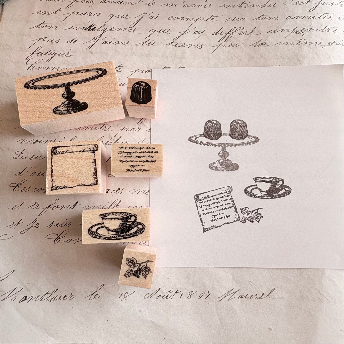 Lynette’s Tea Time Stamp Set　KS51