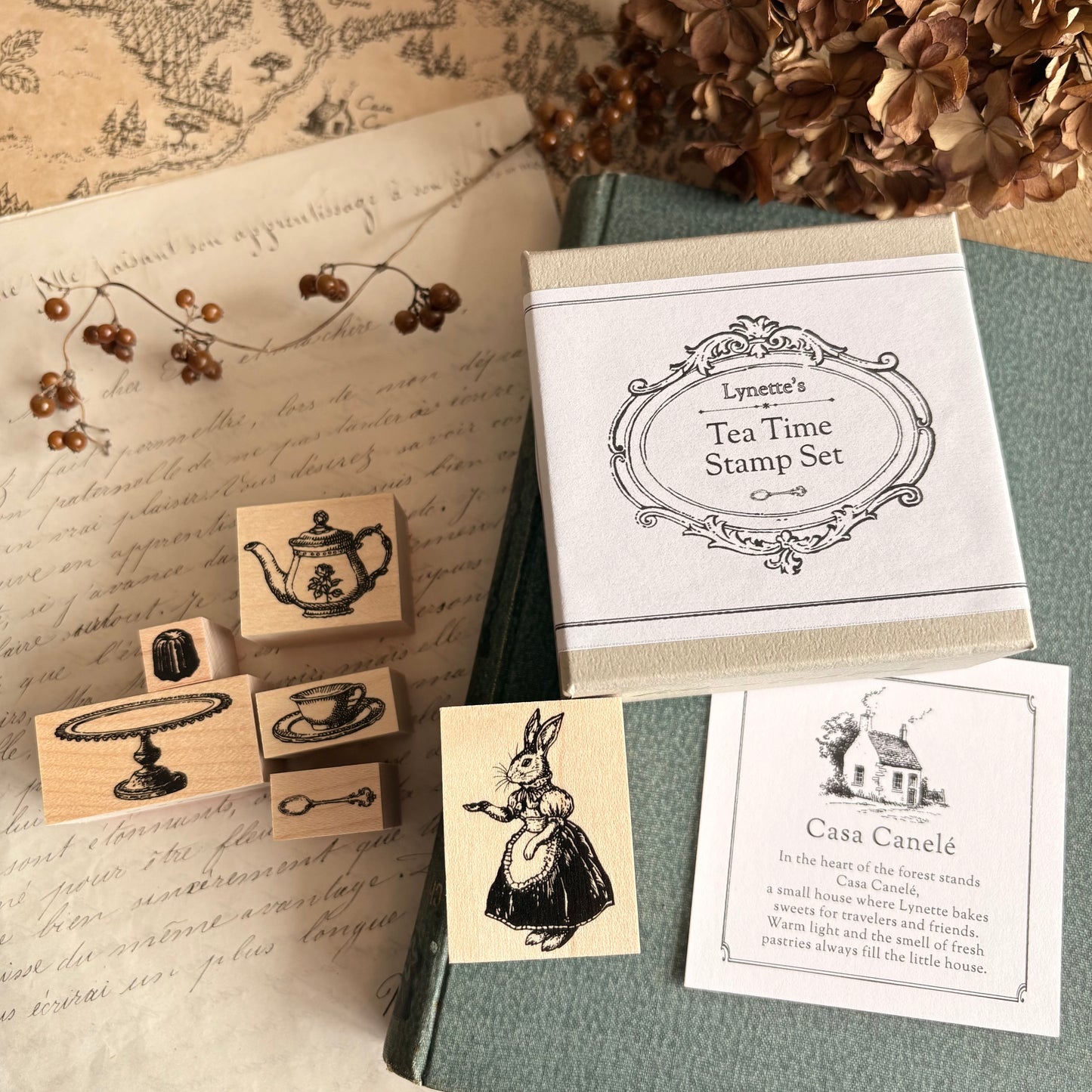 Lynette’s Tea Time Stamp Set　KS51